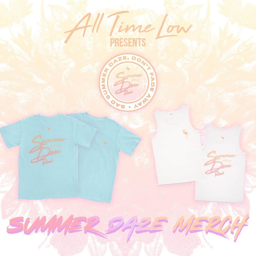 All Time Lowのインスタグラム：「The year is 2020. Rock band All Time Low no longer plays shows. Instead, they’re now the finest Rosé makers around and have new merch for said Rosé. Link in bio」