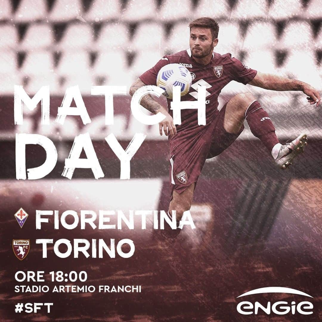 トリノFCさんのインスタグラム写真 - (トリノFCInstagram)「⚽️MATCH DAY 🆚Fiorentina 🏟Stadio Artemio Franchi ⌚️Ore 18  🤩Oggi riparte la Serie A  #SFT」9月19日 16時30分 - torinofc1906