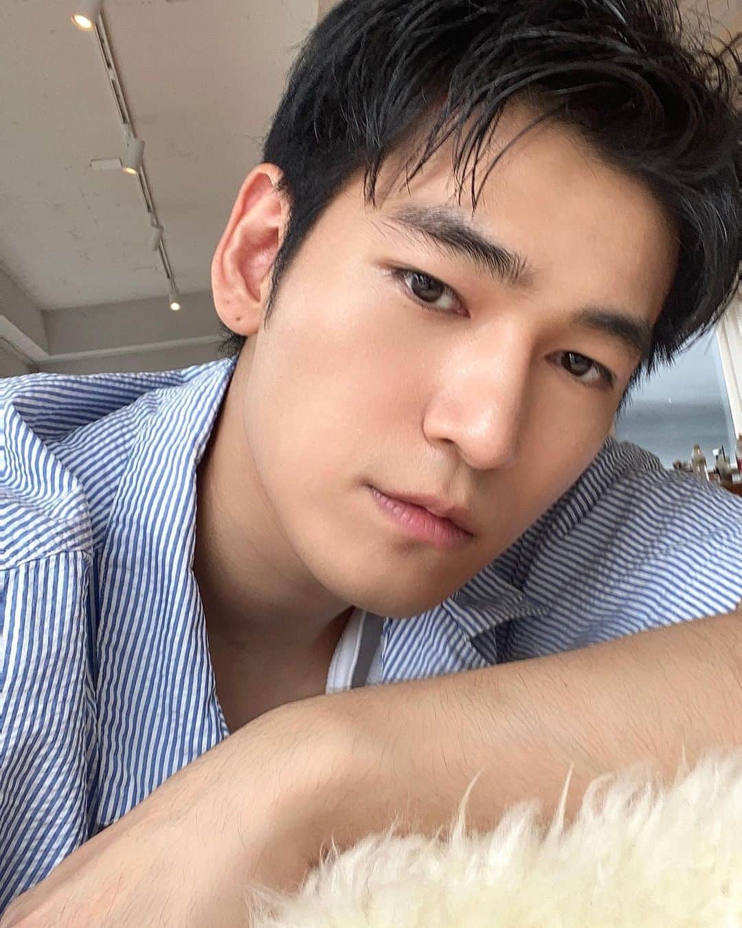 樋口葉生のインスタグラム：「💙」