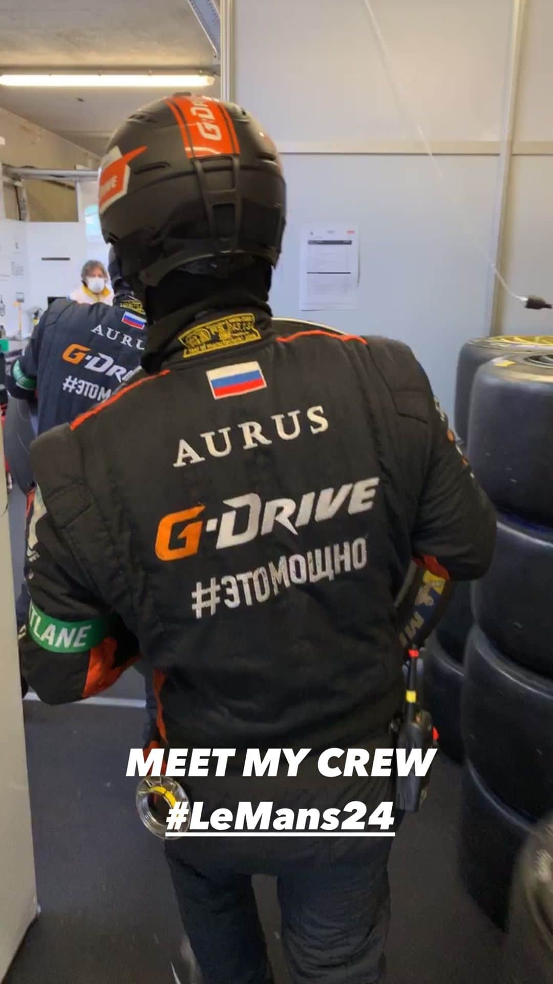 ジャン＝エリック・ベルニュのインスタグラム：「Warm Up Time @24heuresdumans @michelinmotorsport @gdriveracing @aymericpivin !! Let’s go boys #LeMans24 #GDrive」