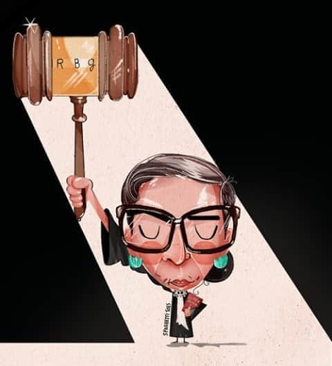 Tumblrさんのインスタグラム写真 - (TumblrInstagram)「We are deeply saddened to hear the news that Supreme Court Justice Ruth Bader Ginsburg has passed away. —art by @spaghettitoesdad」9月19日 8時59分 - tumblr