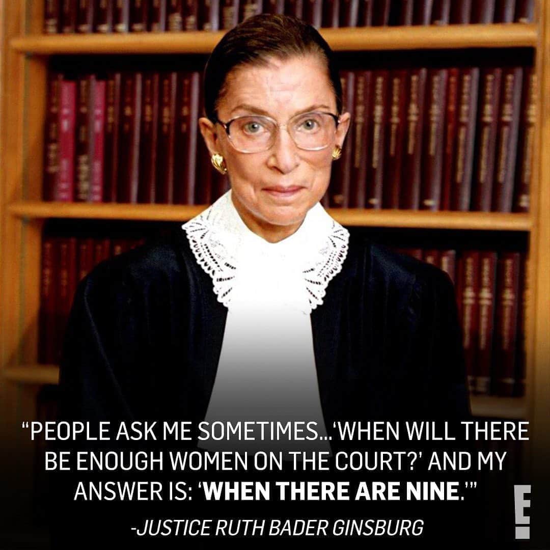 E! Onlineさんのインスタグラム写真 - (E! OnlineInstagram)「A true champion for justice, equality, and progress. ❤️ Rest in peace RBG. (📷: The Supreme Court of the US/Getty)」9月19日 9時19分 - enews