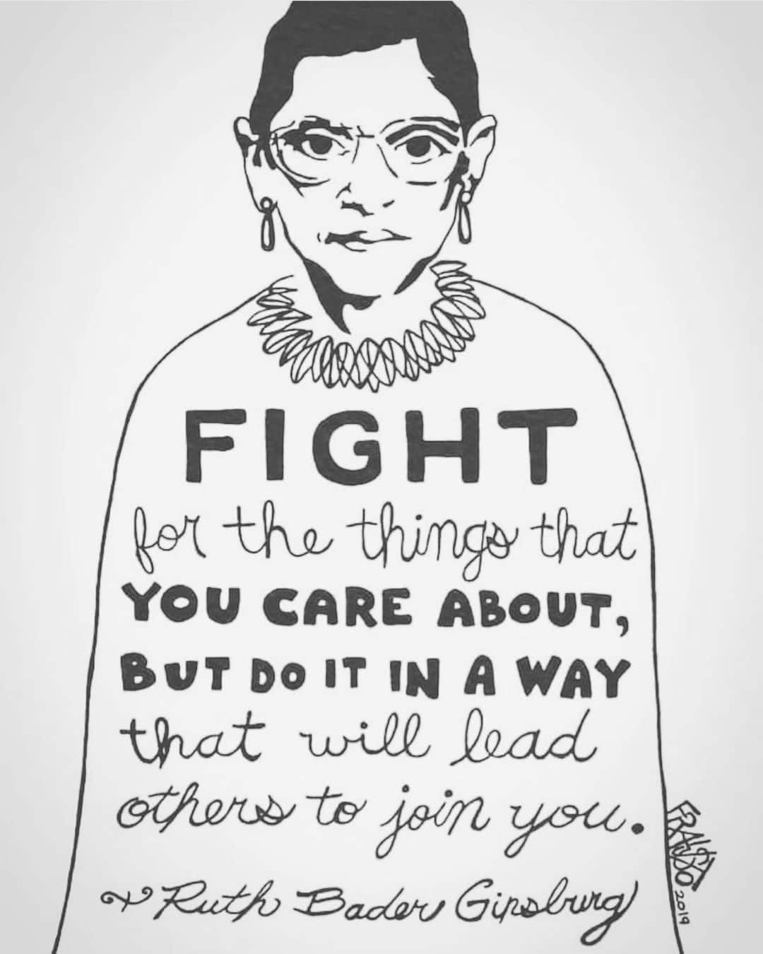 アマンダ・デ・カディネットさんのインスタグラム写真 - (アマンダ・デ・カディネットInstagram)「Thank you for everything you have done for us and for the many ways you fought for justice and equality. Today we weep and tomorrow we continue the work that you started. Forever grateful to you. #RBG」9月19日 9時28分 - amandadecadenet