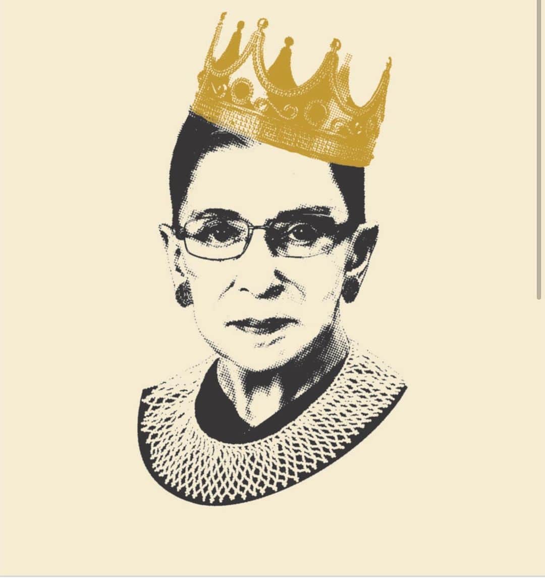 ダニエラ・ルーアのインスタグラム：「Devastating news. Rest in the highest of powers RBG. Thank you for paving the way for us- For being a trailblazer. For fighting the good fight for so many people, for tearing down the walls of stupidity. Thank you for all the good trouble you caused 🖤 . #rbg #goodtrouble #supremecourtjustice #rip #sadday #women #rights #justice #warrior」
