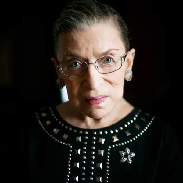 ボブ・サゲットのインスタグラム：「A huge loss. The amazing, brilliant Ruth Bader Ginsberg has left us. May she Rest In Peace.」