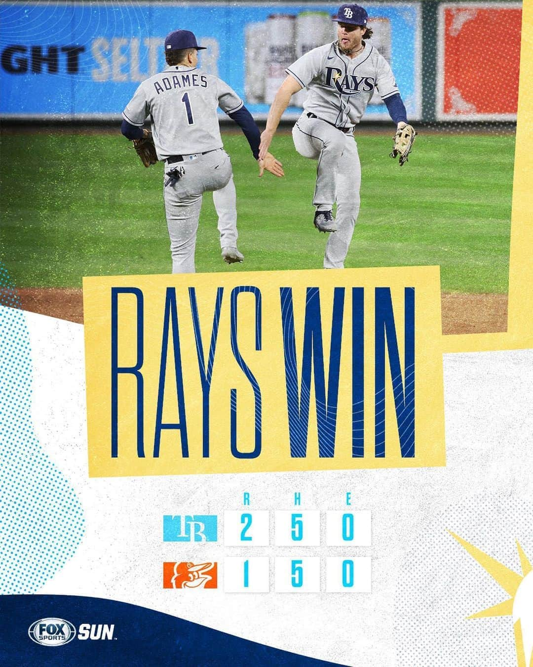 タンパベイ・レイズさんのインスタグラム写真 - (タンパベイ・レイズInstagram)「#RaysWin! Another day, another win🔥」9月19日 12時22分 - raysbaseball