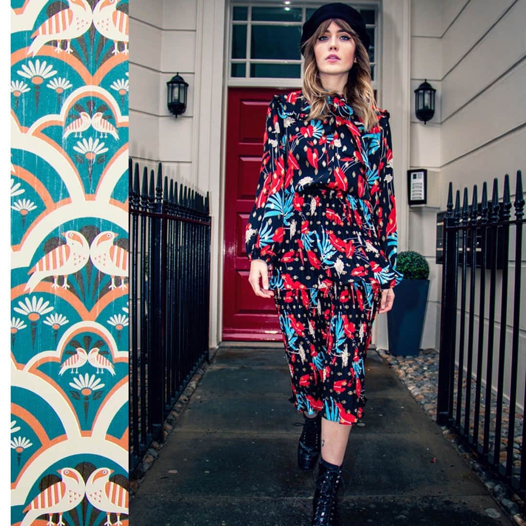 のインスタグラム：「Be inspired with our Autumn/Winter Look Book, showcasing an eclectic mix of prints, textures and silhouettes, from our new collection. Link in bio」
