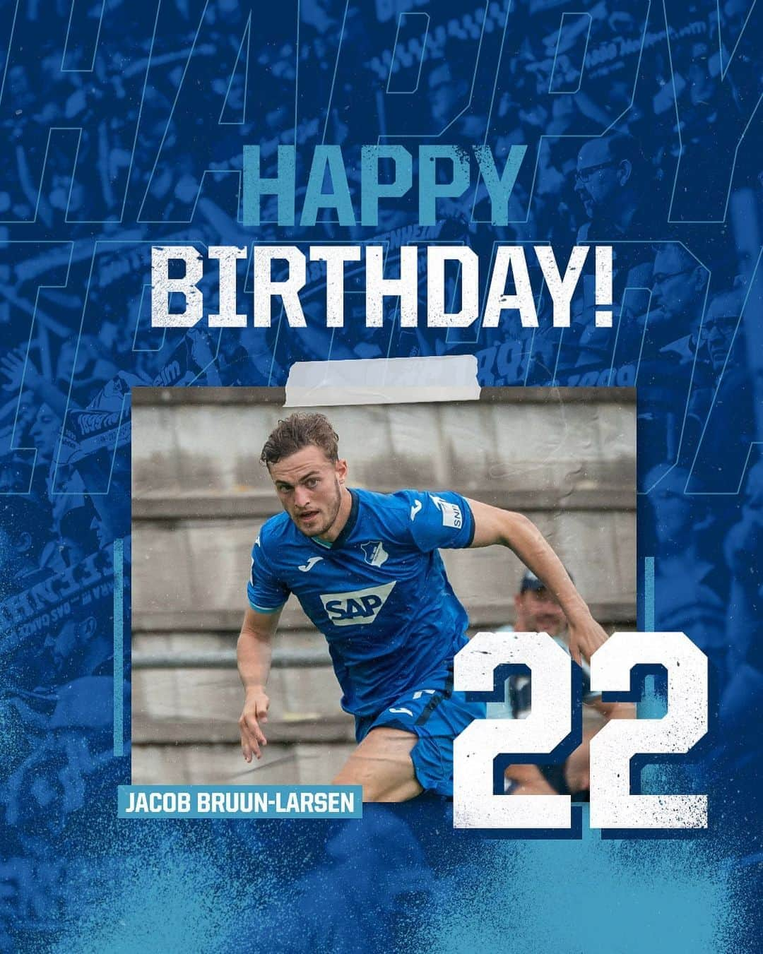 TSG1899ホッフェンハイムさんのインスタグラム写真 - (TSG1899ホッフェンハイムInstagram)「Happy Birthday, @jacobbruunlarsen! 🥳 #happybirthday #hbd #bruunlarsen #tsg」9月19日 18時01分 - tsghoffenheim