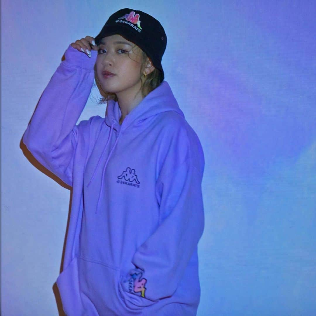 E-girlsさんのインスタグラム写真 - (E-girlsInstagram)「Kappa×24KARATS﻿ Collaboration﻿💜💜💜 ﻿ 🔥9.26(sat) on sale﻿🔥 ﻿ @24karatsofficial  @vertical_garage  @kappa_japan_official」9月19日 14時13分 - e_girls_official_