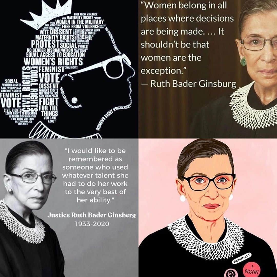 uglyfruitandvegのインスタグラム：「What a loss. What a life. Scrolling through all your many posts honoring #RBG was sad but heartening. We’re going to honor her life and fight for so many of the things she fought for that are now on the line more than ever in this election. #votebluetosaveamerica🇺🇸💙 Honor #ruthbaderginsburg Post pics by @butchersbunches @nowandzenfarm @miekematimba @marquesa_evoo」