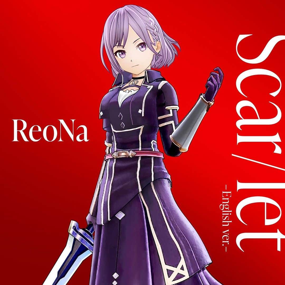 ReoNaさんのインスタグラム写真 - (ReoNaInstagram)「Are you playing the game ”Sword Art Online: Alicization lycoris”? As you know I’m singing the theme song”Scar/let”.  Among the various endings of lycoris, there is this scenario where you can listen to the English version of Scar/let. Have any of you already got there…?🎮  ”Scar/let English version” will be digitally released on September 19th (Saturday) .  I hope you also like this version. Do your best, and enjoy playing…!💭  #SAOAL #アリリコ #ReoNa  https://reona.lnk.to/scarleteng」9月19日 15時59分 - reo_peko