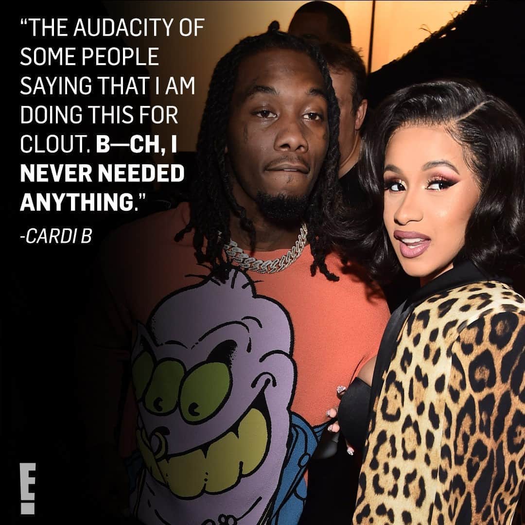E! Onlineさんのインスタグラム写真 - (E! OnlineInstagram)「Cardi B just revealed the real reason she filed for divorce from her husband, Offset. Everything she said is at the link in our bio. (📷: Getty)」9月20日 2時15分 - enews