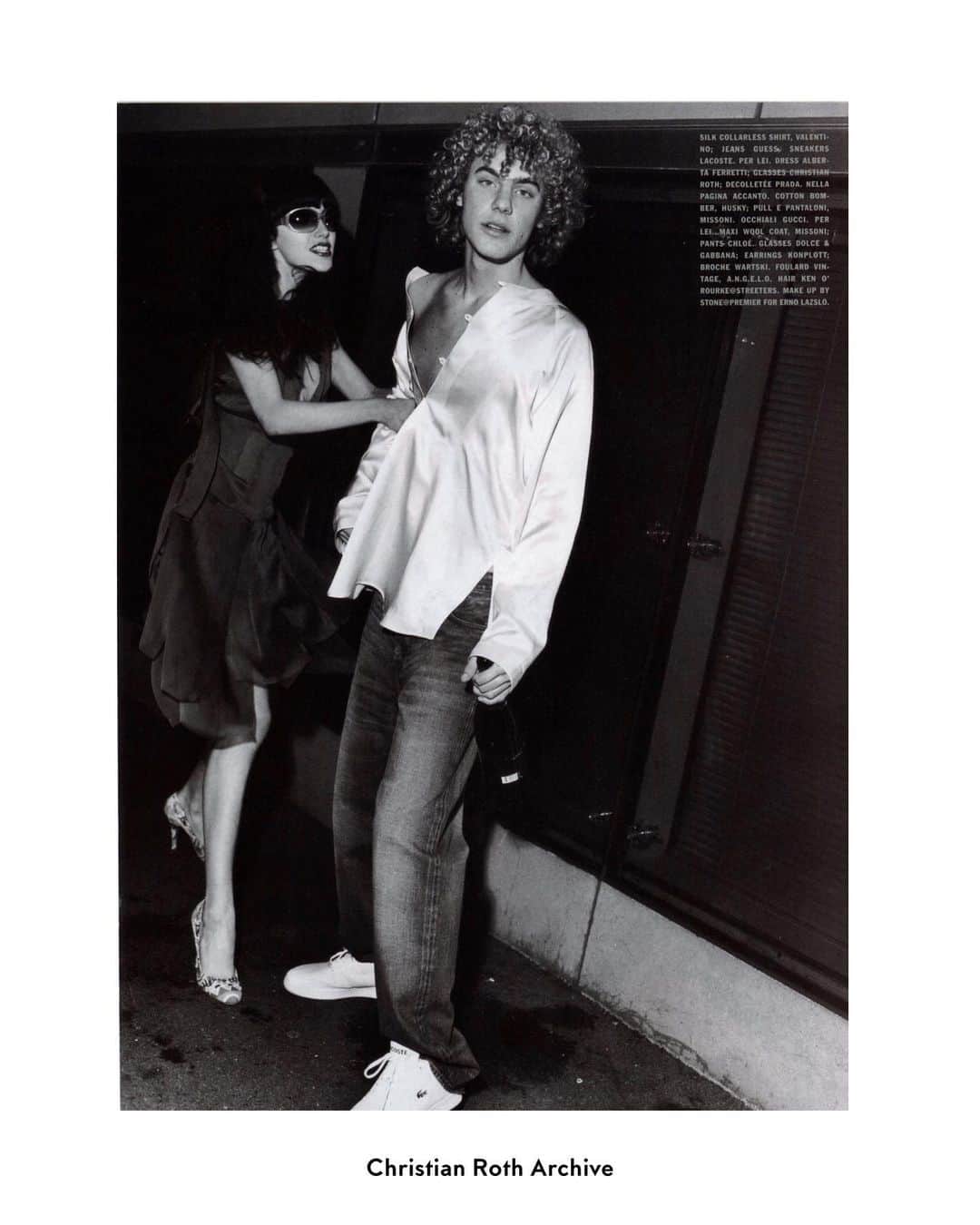 クリスチャンロスのインスタグラム：「Christian Roth Archive. Photographer: Carter Smith. Stylist: Gianni Di Iorio」