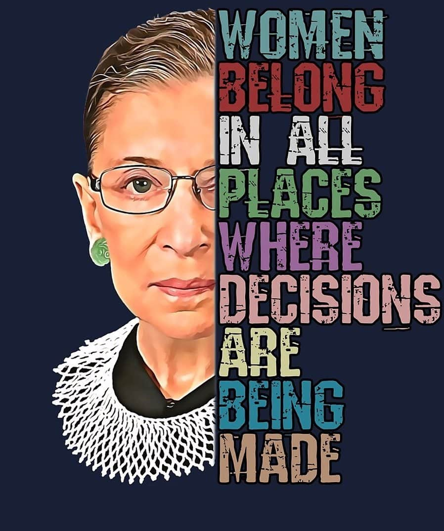 ローレン・ポッターのインスタグラム：「Thank you RBG for fighting for us for so long. You will always be an inspiration.」