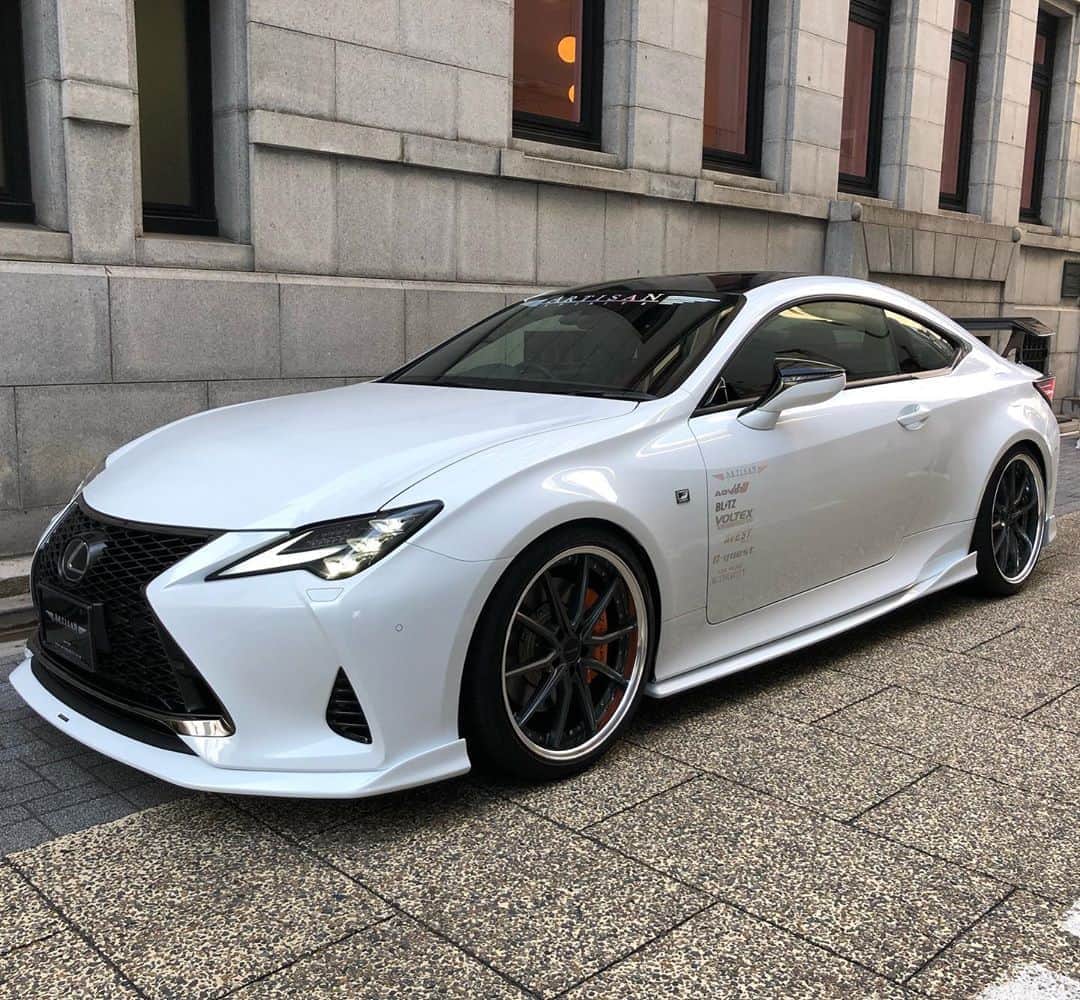 Spirits Artisanのインスタグラム：「Lexus RC owner：@muro66jp Artisanspirits/// Sportsline blacklabel www.artisanspirits.co.jp #artisanspirits #artisan #asms #as #lexus #lexusrc #rc #bodykit #blacklabel #corarta5 #yokohamatire #blitz #japan #jp #ravspecjdm #butlertire #evasivemotorsports #jworksunlimited #premierautowerkz #suvproject #kanooperformance #car_life_staff #トラウム #車庫小舗 #nigeljdmparts #advanced_auto_performance  #mr__lexus #jackspna #ottoautoservice」