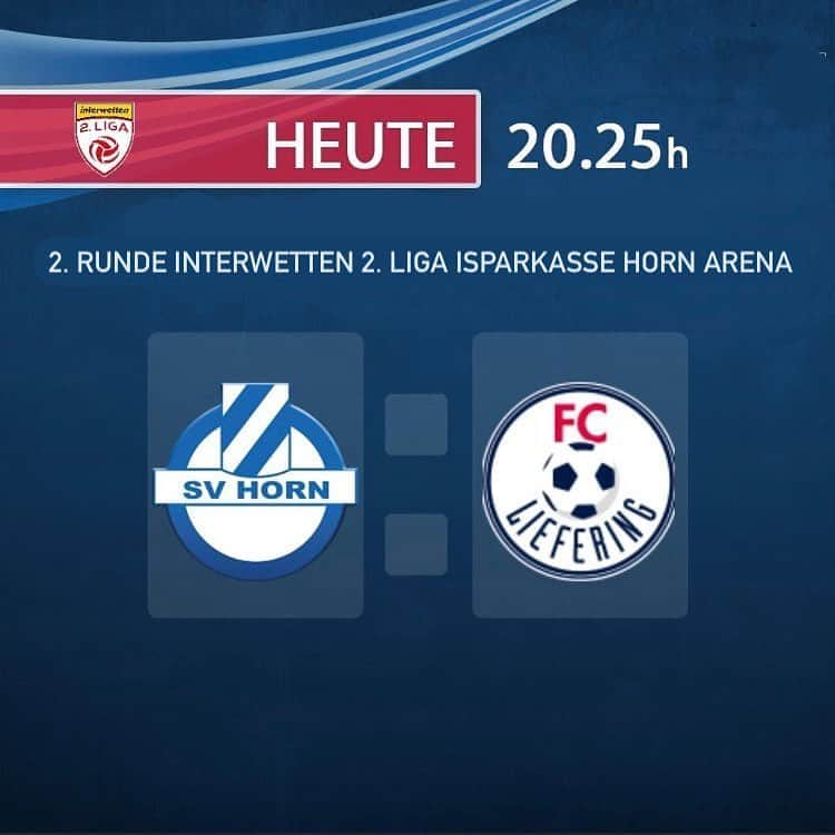 SVホルンさんのインスタグラム写真 - (SVホルンInstagram)「+++ MATCHDAY +++  Heute findet das erste Heimspiel gegen den FC Liefering um 20:25 Uhr statt!  Der SV Horn freut sich über viele Zuseher im Stadion!!!  Das Spiel wird live auf ORF Sport + und auf Laola.Tv übertragen.  https://www.laola1.at/de/ott/de-at/playerpage/226757/  #bepartofit #svhorn」9月19日 20時07分 - svhorn1922