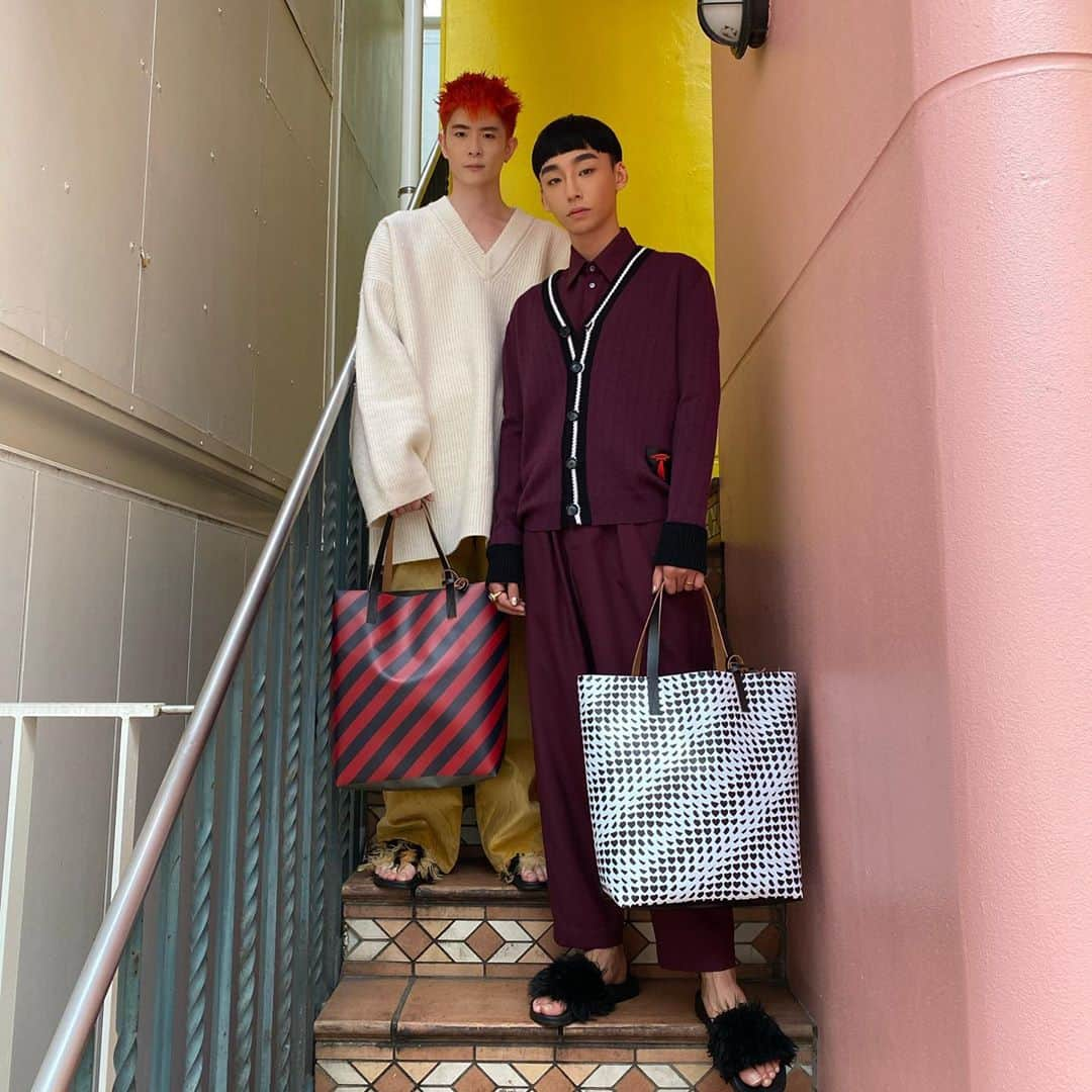 Noah（ノア）さんのインスタグラム写真 - (Noah（ノア）Instagram)「Shopping with a PVC in hands That’s Marni 🤍 #TaikiNoah#Marni #マルニ#OTBFoundation」9月19日 20時20分 - noah_bbb