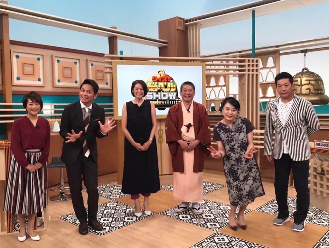 高橋みゆきのインスタグラム：「9月23日・24日❣️ BSフジ 🔔クイズ脳ベルSHOW 🕰22:00〜22:55 ぜひご覧下さい😁 #クイズ脳ベルshow #BSフジ #楽しかった」