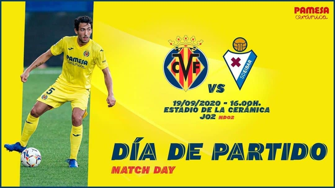 ビジャレアルCFさんのインスタグラム写真 - (ビジャレアルCFInstagram)「¡Día de partido en Vila-real! ¡A por los tres puntos, groguets!  . 🆚 @sdeibar ⌚ 16.00 horas 🏟 Estadio de la Cerámica 🏆 @laliga 🗓️ Jornada 2 📱 #VillarrealEibar .  Match day in Vila-real! Let’s go for the three points, groguets!  . 🆚 @sdeibar ⌚ 4pm CEST 🏟 Estadio de la Cerámica 🏆 @laliga 🗓️ Matchday 2 📱 #VillarrealEibar  #Villarreal #futbol #football #soccer #laliga」9月19日 21時00分 - villarrealcf