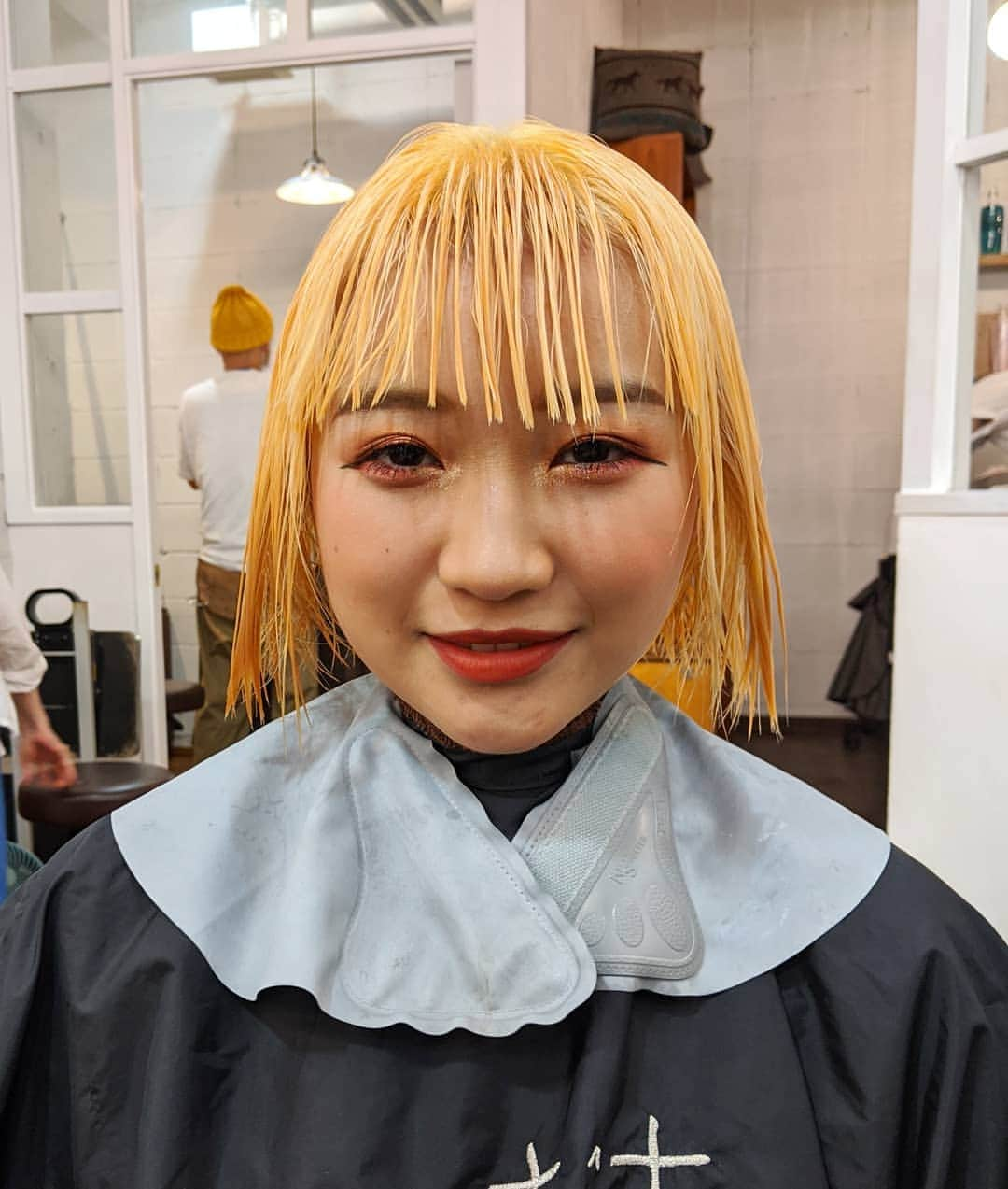 時田健太さんのインスタグラム写真 - (時田健太Instagram)「before→after✂  red🍎 bob✂  可愛いボブになりました☺」9月19日 21時21分 - tokikenta