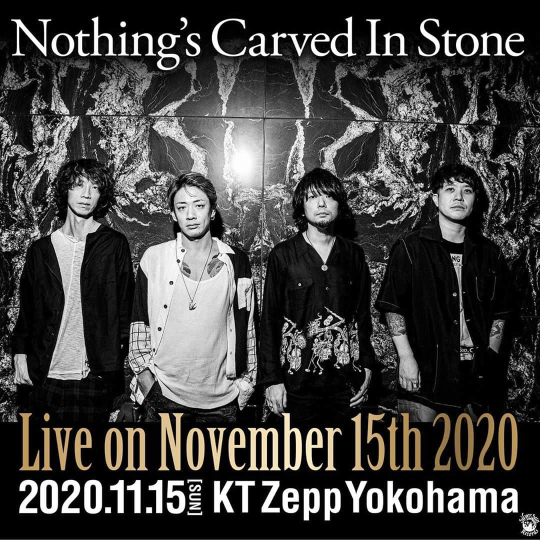 Nothing’s Carved In Stoneさんのインスタグラム写真 - (Nothing’s Carved In StoneInstagram)「【"Live on November 15th” 開催決定】﻿ ﻿ 11/15(日)KT Zepp Yokohamaにて”Live on November 15th 2020”の開催が決定しました！﻿ ﻿ 今年2月以来、9ヶ月ぶりの有観客＋生配信で開催します。﻿ ﻿ チケット等詳細は後日発表となります。﻿ 久しぶりの有観客ライブです。ご期待ください！﻿ ﻿ ※当日は新型コロナ感染症の予防対策を講じた上で開催します。﻿ ﻿ #nothingscarvedinstone #ナッシングス #ncis #silversunrecords #november15th」9月19日 21時28分 - nothingscarvedinstone