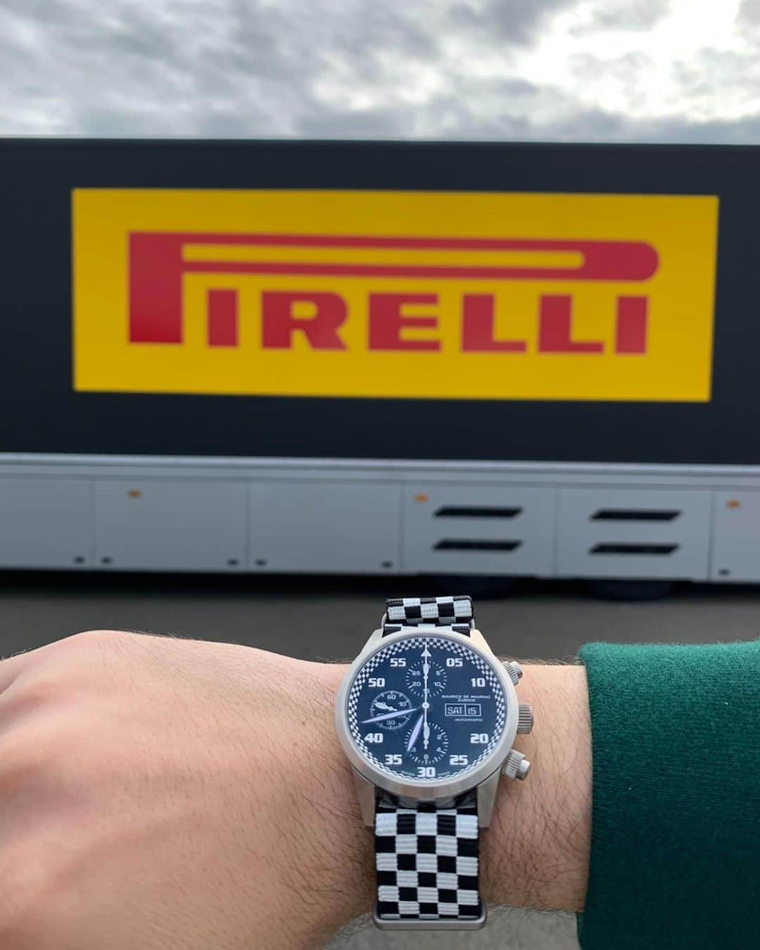 Maurice De Mauriac Zurichさんのインスタグラム写真 - (Maurice De Mauriac ZurichInstagram)「We wish you a Happy Le Mans Weekend. 🏁✨ #lemans #MauriceDeMauriac #racing #natostraps #natostrapszurich #france #tricolore @felixhirsiger」9月19日 21時29分 - mauricedemauriac