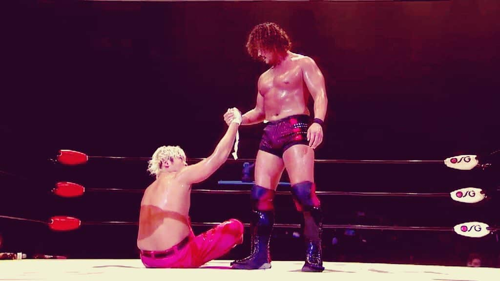 中嶋勝彦さんのインスタグラム写真 - (中嶋勝彦Instagram)「🤝 #金剛 #握手  #noah  #ghc  #n12020  #男の闘い  #プロレス #プロレスリングノア」9月19日 21時30分 - katsuhiko_nakajima