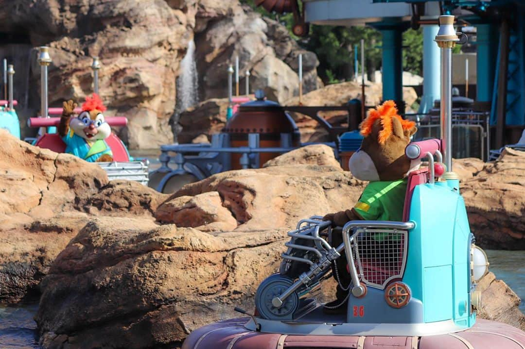 Hatamaさんのインスタグラム写真 - (HatamaInstagram)「＊  ＊  別々に乗っても仲良しなアクアトピアグリ🐿✨  #tokyodisneyresort #tokyodisneysea #disneygram #disneylover #disneylove #disneylife #disney #東京ディズニーリゾート #ディズニー #ディズニー好きな人と繋がりたい #ディズニー好きな人と仲良くなりたい #ディズニー女子 #ミッキー #アクアトピア #チップ #デール #chip #dale #アクアトピアグリ」9月19日 21時57分 - hatama_1118