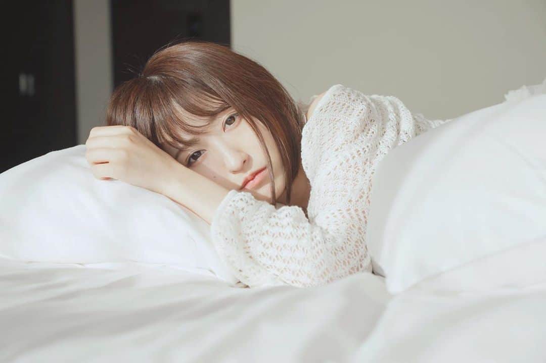 小桃音まいのインスタグラム：「🐏. . 4連休初日は寝てたらあっとゆうまに終わりました、、. . 朝は苦手なので前世は夜行性のハムスターかふくろうだと思ってます💭. . みんなは朝はお得意？. . おやすみにゃさい🐏🐏🐏. . .」