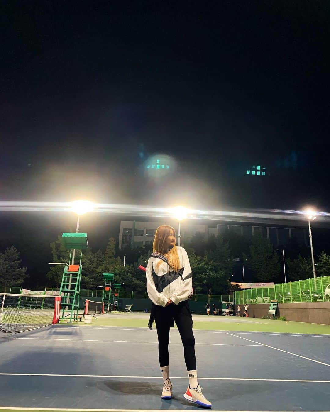 ル（AHN ELLY）さんのインスタグラム写真 - (ル（AHN ELLY）Instagram)「테린이🎾」9月19日 22時48分 - x_xellybabyx