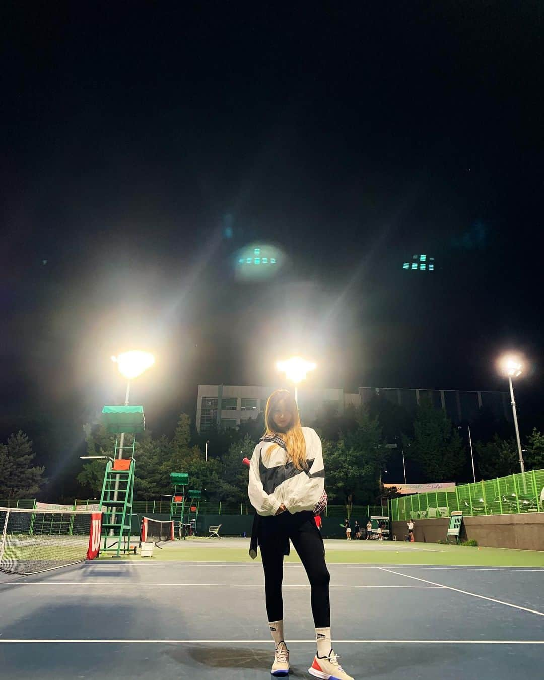 ル（AHN ELLY）さんのインスタグラム写真 - (ル（AHN ELLY）Instagram)「테린이🎾」9月19日 22時48分 - x_xellybabyx