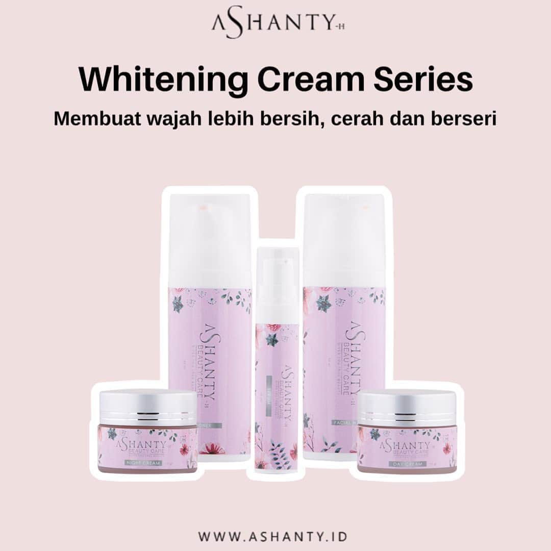ASHANTY BEAUTY CREAM OFFICIALのインスタグラム：「Kenali kondisi kulit wajah dan berikan perawatan wajah yang tepat. Jika kulit wajah Ladies termasuk dalam kondisi wajah yang kering dan kusam Ashanty Beauty Cream Whitening Series jadi pilihan yang tepat. Dengan formula khusus yang mampu membuat wajah menjadi lebih bersih, cerah, berseri, lembut dan lembab 🌸  _____________________________ Informasi dan pemesanan  Ashanty Beauty Cream Chat Via WA : WA: 081287388885 WA: 081293823950 WA: 087778489900 WA: 085781140354 ⚡️ Fast Respons Click Link On Bio Instagram @ashantyid ❣️ ______________________________ #ashantybeautycream #creamashanty #skincareashanty #skincare #skincareartis #skincarelokal #creamwajah #creamperawatanwajah #obatjerawat #jerawat #kosmetik #krimwajah #creamwajah #whiteningcream #ashantyid #ashanty」
