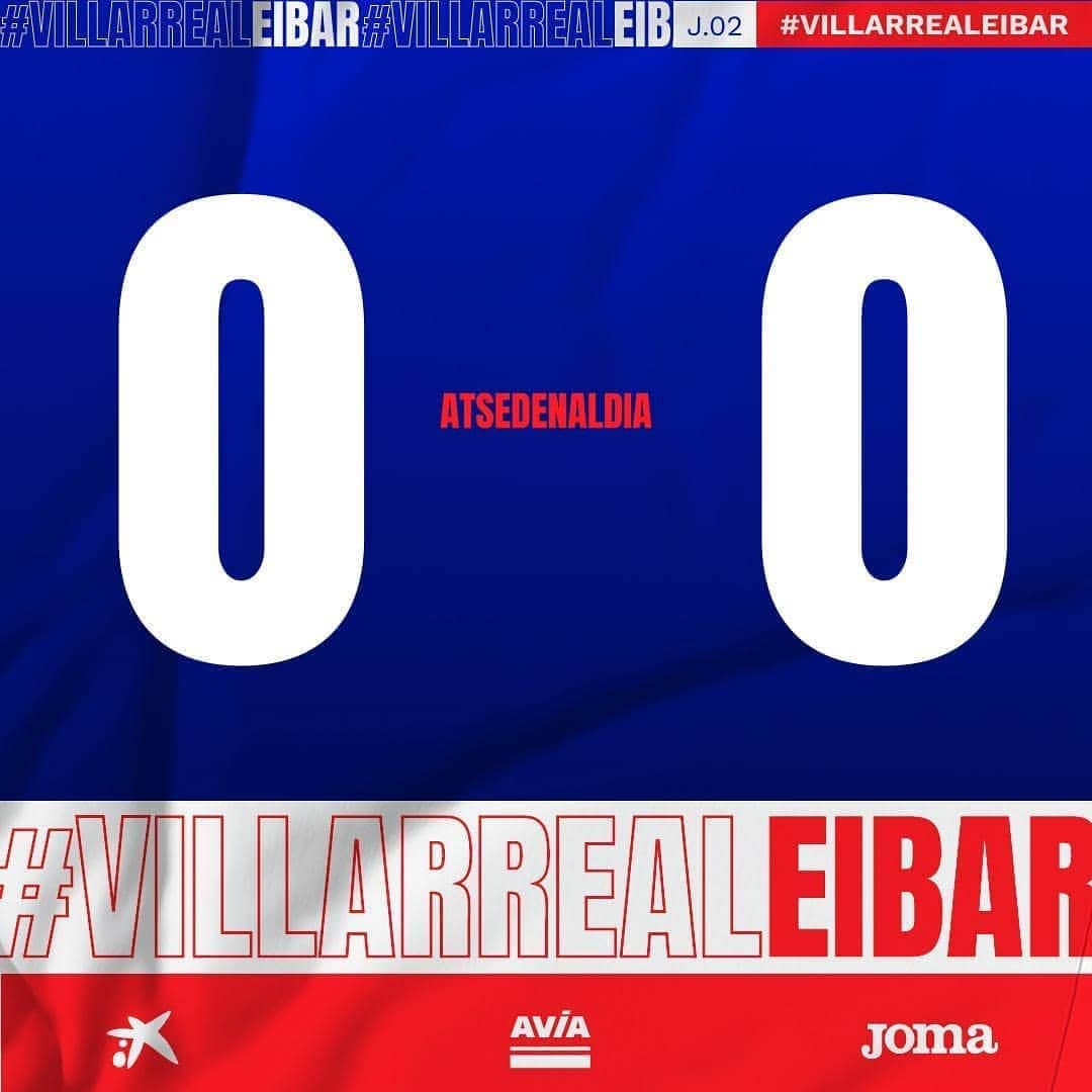 SDエイバルさんのインスタグラム写真 - (SDエイバルInstagram)「Atsedenaldia  Descanso (0-0)   #VillarrealEibar」9月19日 23時58分 - sdeibar