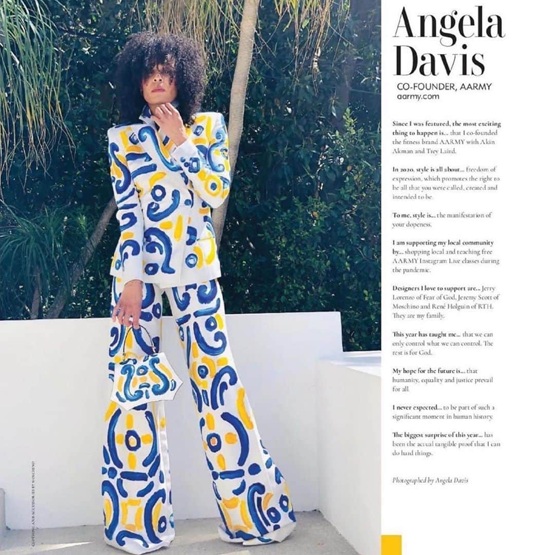 Moschinoさんのインスタグラム写真 - (MoschinoInstagram)「#Repost @angelamanueldavis ・・・ THANK YOU FOR THE LOVE @angelenomagazine ! @moschino @itsjeremyscott @jerrylorenzo @rthshop - in this article they asked me - What my hope is for the future,  and I answered, “that humanity, equality, and justice prevail for all” - we really can’t afford to stop fighting y’all 🤍」9月20日 0時09分 - moschino