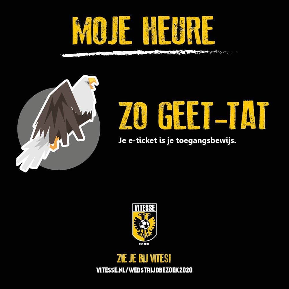 フィテッセさんのインスタグラム写真 - (フィテッセInstagram)「📣 Moje heure  Samen staan we op een veilige manier achter Vites!   #Vitesse」9月20日 0時12分 - mijnvitesse