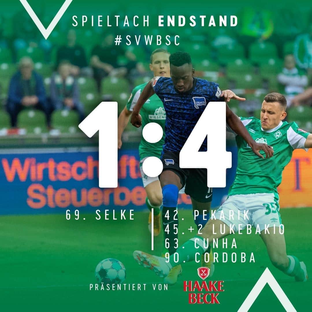 ヴェルダー・ブレーメンさんのインスタグラム写真 - (ヴェルダー・ブレーメンInstagram)「Nicht der erhoffte Start in die neue Saison... 😞 _______ #Werder #Bremen #svw #svwbsc #Bundesliga #nordphoto」9月20日 0時26分 - werderbremen