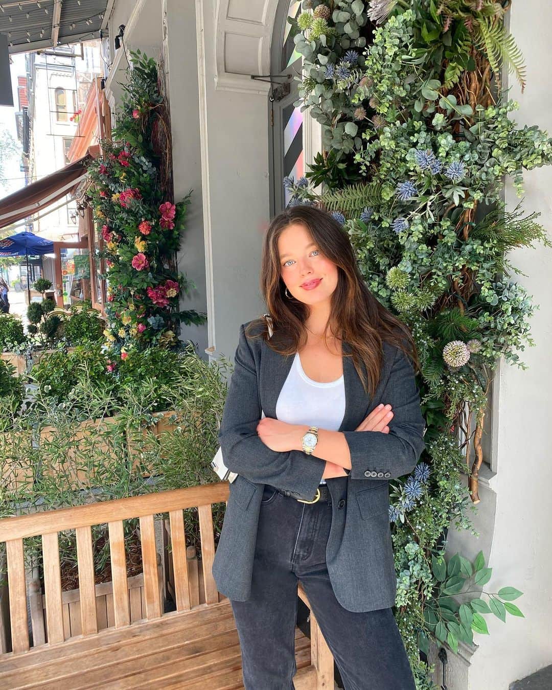 エミリー・DiDonatoのインスタグラム：「BLAZER SEASON !!」