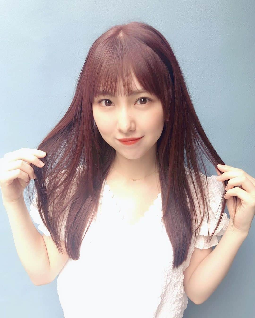 熊崎晴香さんのインスタグラム写真 - (熊崎晴香Instagram)「﻿ ﻿ ﻿ New color💜﻿ ﻿ どうですか？😚﻿ ﻿ #hair @press.nabe」9月20日 1時23分 - kumakuma9810