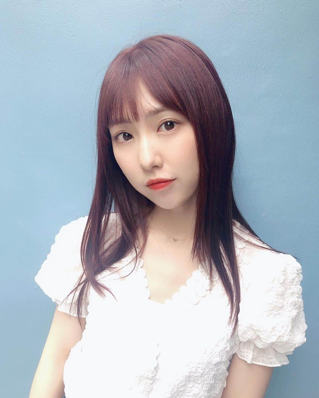 熊崎晴香さんのインスタグラム写真 - (熊崎晴香Instagram)「﻿ ﻿ ﻿ New color💜﻿ ﻿ どうですか？😚﻿ ﻿ #hair @press.nabe」9月20日 1時23分 - kumakuma9810