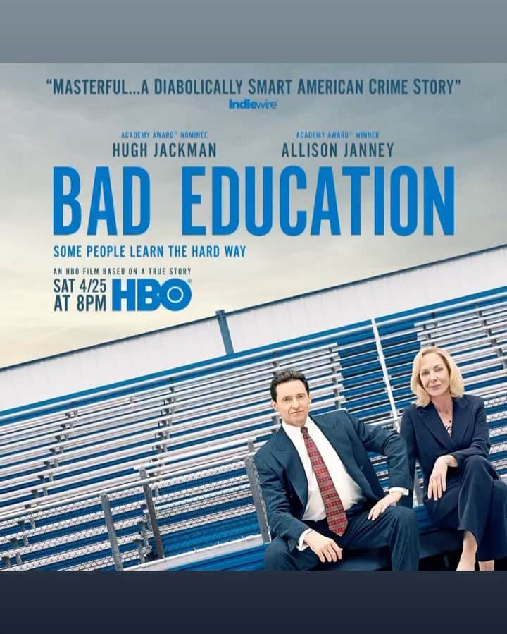 ヒュー・ジャックマンのインスタグラム：「Congratulations to the entire cast and crew of Bad Education!! Proud to have been part of it. Outstanding TV Movie.  #emmyawards」