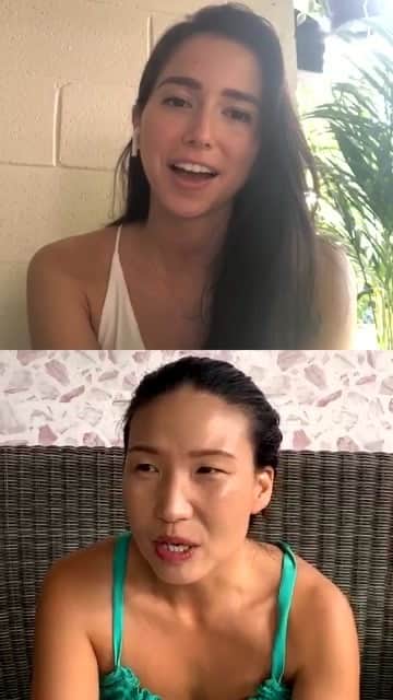 マヤ アリーナのインスタグラム：「オーナーのアリスさんとインタビュー！日本でも商品は買えるのでショッピングしたい人はプロモコードで「Maya」を使えば25%オフになるよ！ラッキーな2人には100ドルをプレゼントするよ😬✌️エントリーしたい方はプロフィールのリンクに行ってね！当選者は9/29発表🥰  Interview with owner Alice Kim!  Use Promo Code [Maya] for 25% off and don’t forget to enter our giveaway for a chance to win a $100 shopping spree! Link in bio!」