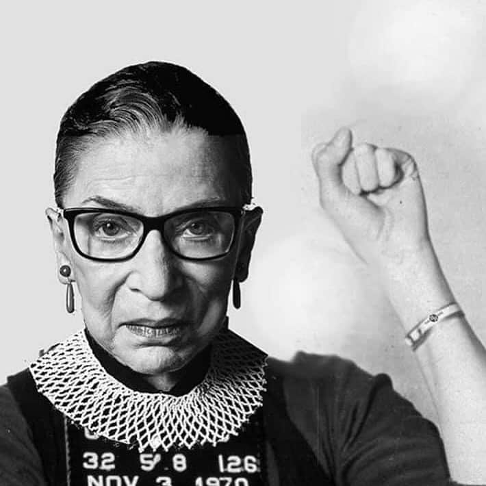 スキン・ダイアモンドのインスタグラム：「Rest in Power 💔#justiceruthbaderginsburg  On another note.. Vote him OUT.」