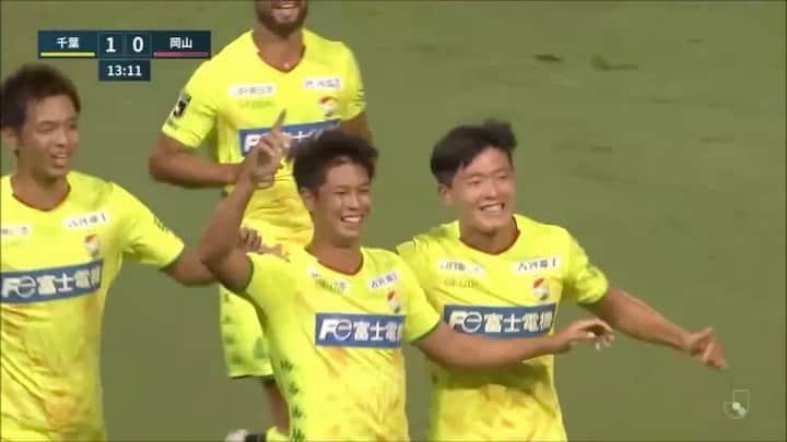 ジェフユナイテッド市原・千葉のインスタグラム：「2020.9.19 vsファジアーノ岡山 ジェフアカデミー出身の鳥海晃司選手がフクアリでプロ初ゴール🔥 #jefunited #ジェフ千葉 #ジェフアカデミー #初ゴール #」