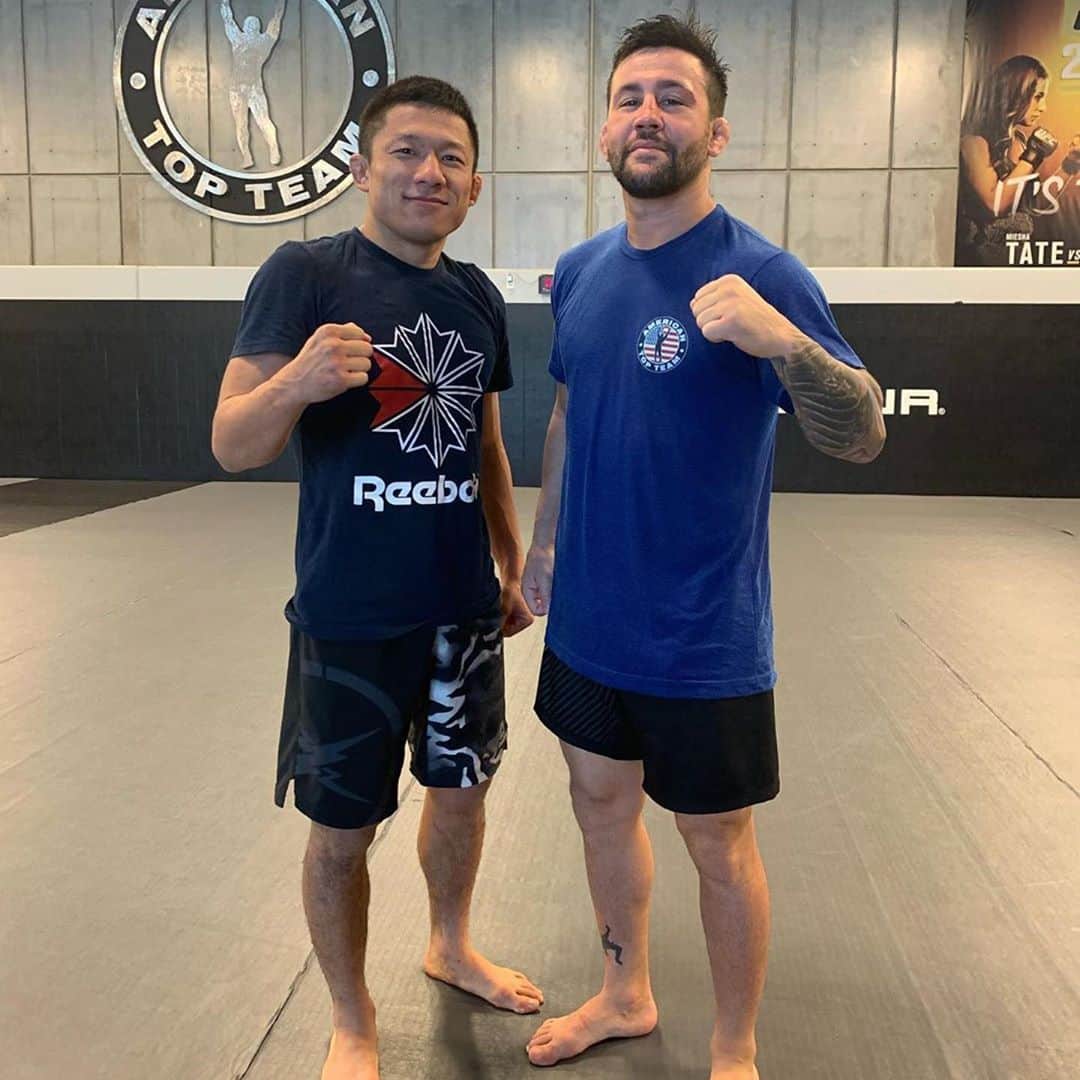堀口恭司のインスタグラム：「Thank you so much  Good training. @pedromunhozmma」