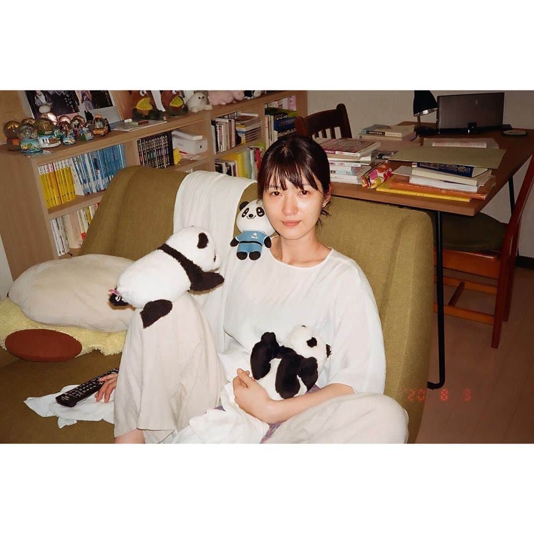 兎丸愛美のインスタグラム：「パンダのいる生活」