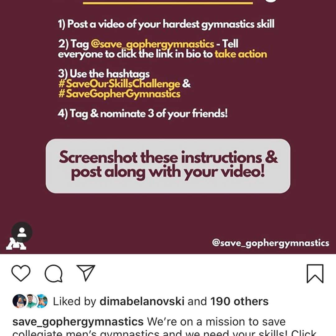 サミュエル・ミクラクさんのインスタグラム写真 - (サミュエル・ミクラクInstagram)「National Gymnastics Day! Thanks @stephen_nedoroscik for the nomination for the skills challenge dedicated to saving college men’s gymnastics. Go to @collegemgym @save_gophergymnastics @savewmgym bio for all your outlets to show your support to save something that’s had such a huge impact on so many lives in the gym and out! I nominate @rneff_1 @donothanbailey @adelosangeles_」9月20日 10時04分 - samuelmikulak