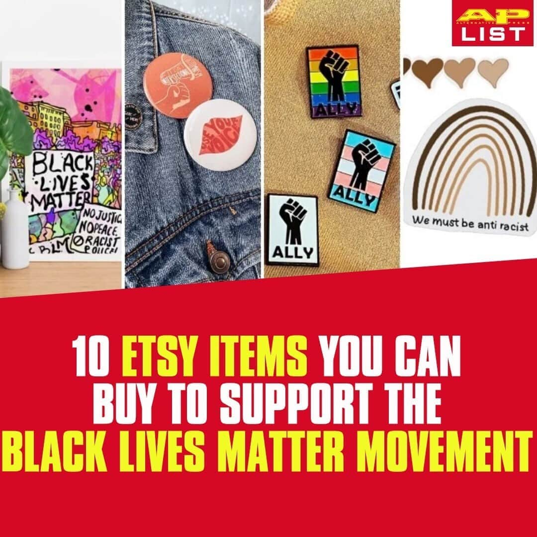 Alternative Pressさんのインスタグラム写真 - (Alternative PressInstagram)「There are many ways to continue supporting the Black Lives Matter movement, and these @Etsy shops are selling cool products with a powerful message to benefit anti-racist charities⁠ LINK IN BIO⁠ .⁠ .⁠ .⁠ #etsy #blacklivesmatter #blm #supportblacklivesmatter #supportblm #antiracist #antiracistcharities #altpress #alternativepress」9月20日 11時01分 - altpress