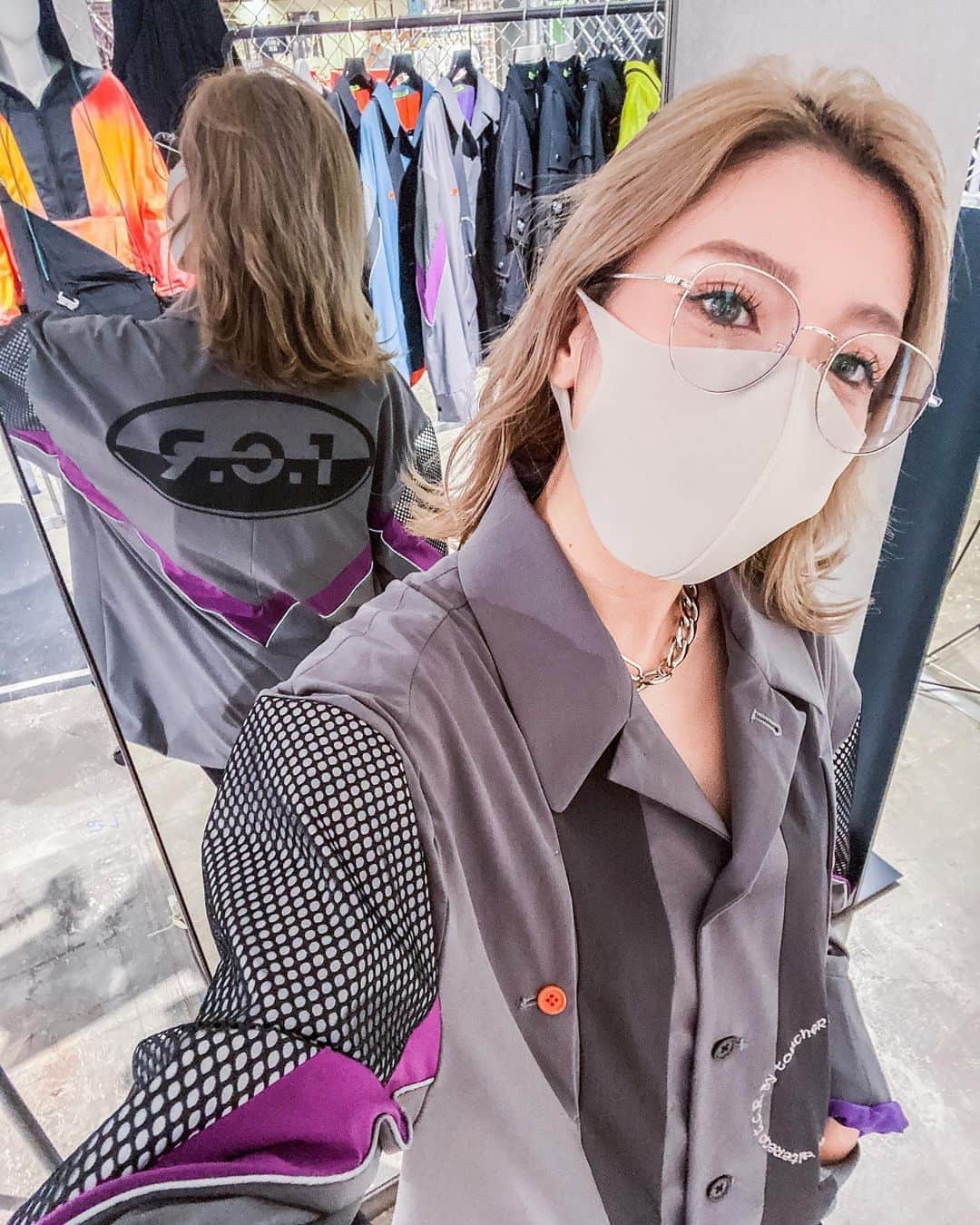 DJ CHI☆MEROのインスタグラム：「🆕🆕🆕🆕🆕  sports jacket⚽️  #outfit @tcr_by_toucher_official  POPUP残り2日ですヨ 今日も沢山のご来店ありがとうございました♡」