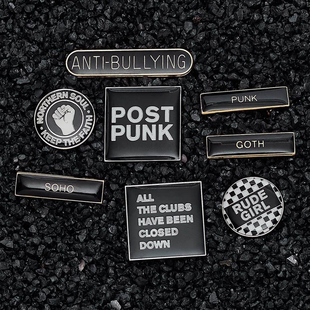 アンダーグラウンドのインスタグラム：「Authentic Enamel Badges, each of these handmade in Birmingham supporting sensible and sustainable manufacture. ⁠ ⁠ Analogue Emojis for your lapel, your bag or wherever you like⁠ ⁠ From our online store.」