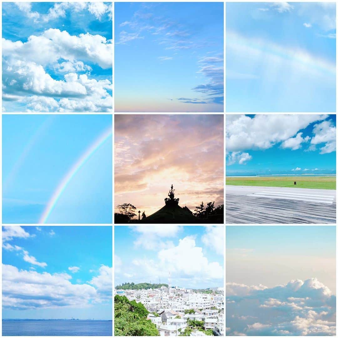 紗々さんのインスタグラム写真 - (紗々Instagram)「空の日☁️✨ * #空の日 #sky #skyphotography #photography #instagram #rainbow」9月20日 21時33分 - 03sasa03